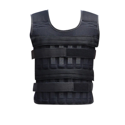 20kg Weighted Vest Adjustable Loading Weight Jacket Exercise Weightloading Vest Boxing Training Waistcoat（No Iron Blocks）