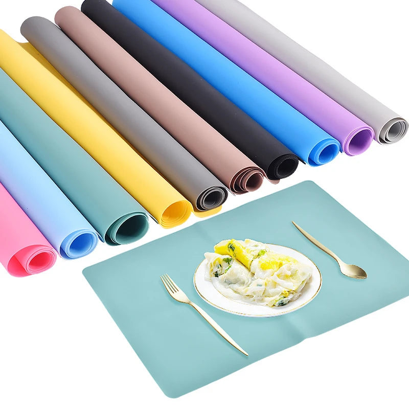 50X40/60X40cm Large Silicone Table Mat High Quality Waterproof Placemat Resin Pad for DIY Jewelry Making Accessories Baking Mat