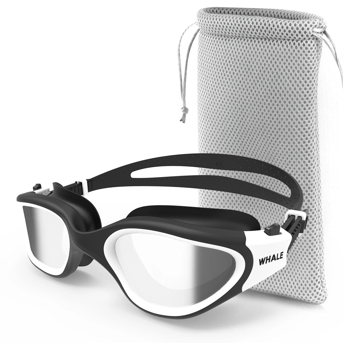 Adult Anti-Fog UV Protection Lens Men Women Swimming Goggles Waterproof Adjustable Silicone Swim Glasses Adults with Bag