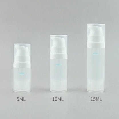 5/10/15/25ml Pp Vacuum Lotion Bottle Empty Cosmetic Container Cream Pump Refillable Bottles Travel Size Airless Liquid Bottle