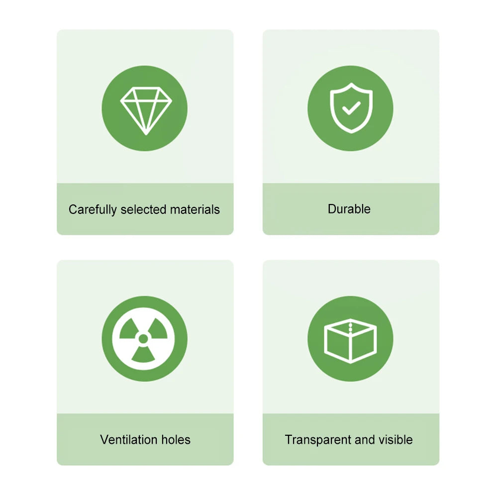 12/24/48 Holes Flower Vegetable Seedling Pots Seedling Tray Garden Pots Durable Seed Germination Plant Flower Pots Grow Box