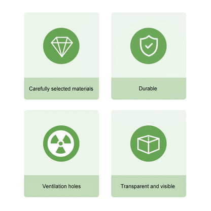 12/24/48 Holes Flower Vegetable Seedling Pots Seedling Tray Garden Pots Durable Seed Germination Plant Flower Pots Grow Box