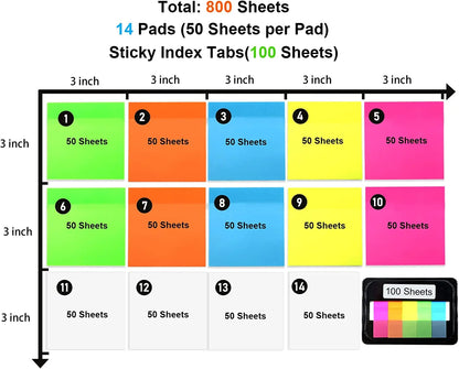 5 Roll 5 Colors Stickers Transparent Fluorescent Index Tabs Flags 5m Sticky Note Stationery Children Gift School Office Supplies