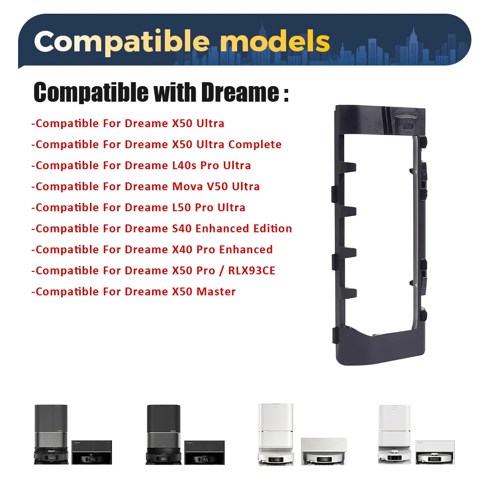 Main Brush Cover Kit Parts for Dreame X50/X50 Ultra/X50 Master/X50 Pro/S40 Enhanced/X40 Enhanced/L50 Pro Ultra Robot Vacuum