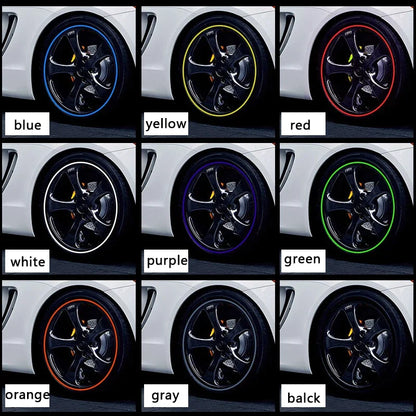 Universal Car Rim Protect Strip Wheel Edge Protector Car Wheel Sticker Tire Protection Care Covers Car Styling