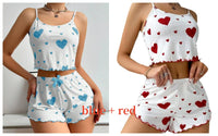 blue red