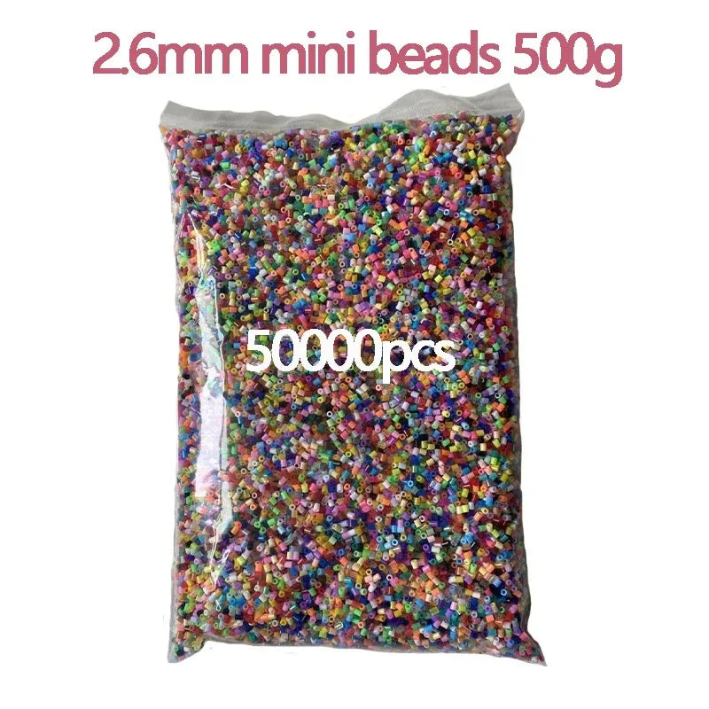 2.6mm 96 Colors Hama Beads Education Iron Beads 3D Puzzle Beads Lroning DIY Intelligence Educational Toys Craft Puzzles