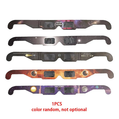 Wholesale 30pcs CE/ISO Certified Paper Solar Eclipse Glasses Safe For Direct Sun Viewing Observe Total Eclipses Partial Eclipse