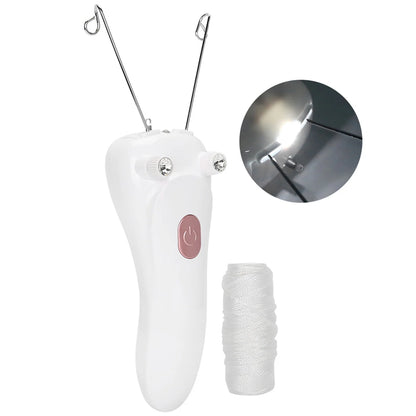 Facial Hair Remover Cotton Thread Electric Facial Hair Remover Wire Hair Shaver Beauty Epilator Cotton Strength Threading Thread