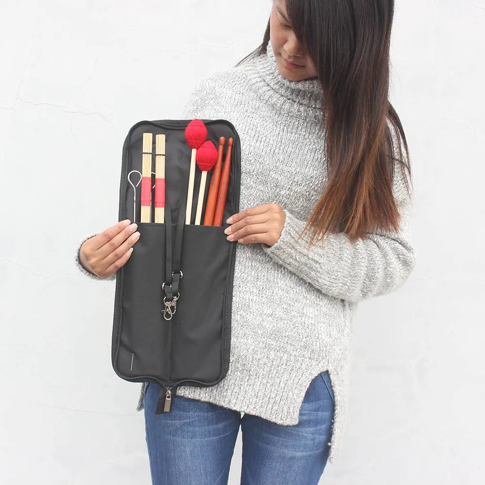 IRIN DrumStick Bag Ethnic Style Oxford Cloth Drumstick Thicken Case Large Capacity Handbag Percussion Instrument Accessories