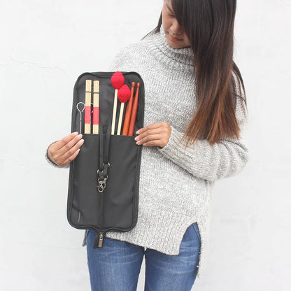 IRIN DrumStick Bag Ethnic Style Oxford Cloth Drumstick Thicken Case Large Capacity Handbag Percussion Instrument Accessories