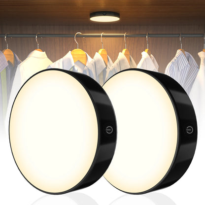 WILLED Rechargeable Dimmable Touch Light Buit-in 1000mAh Batter Portable LED Night Lights for Cabinet Wardrobe Kitchen Bedroom