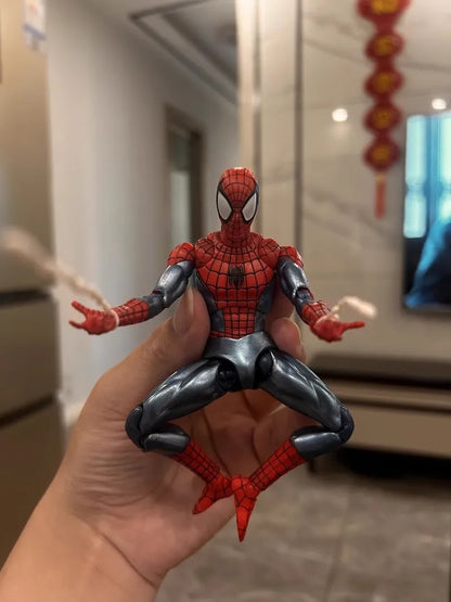 Hot CT Toys SpiderMan Mafex 075 Figure The Anazing Spiderman Comic Ver Mafex 185 Action Figure Figurine Model Toys Kids Gifts