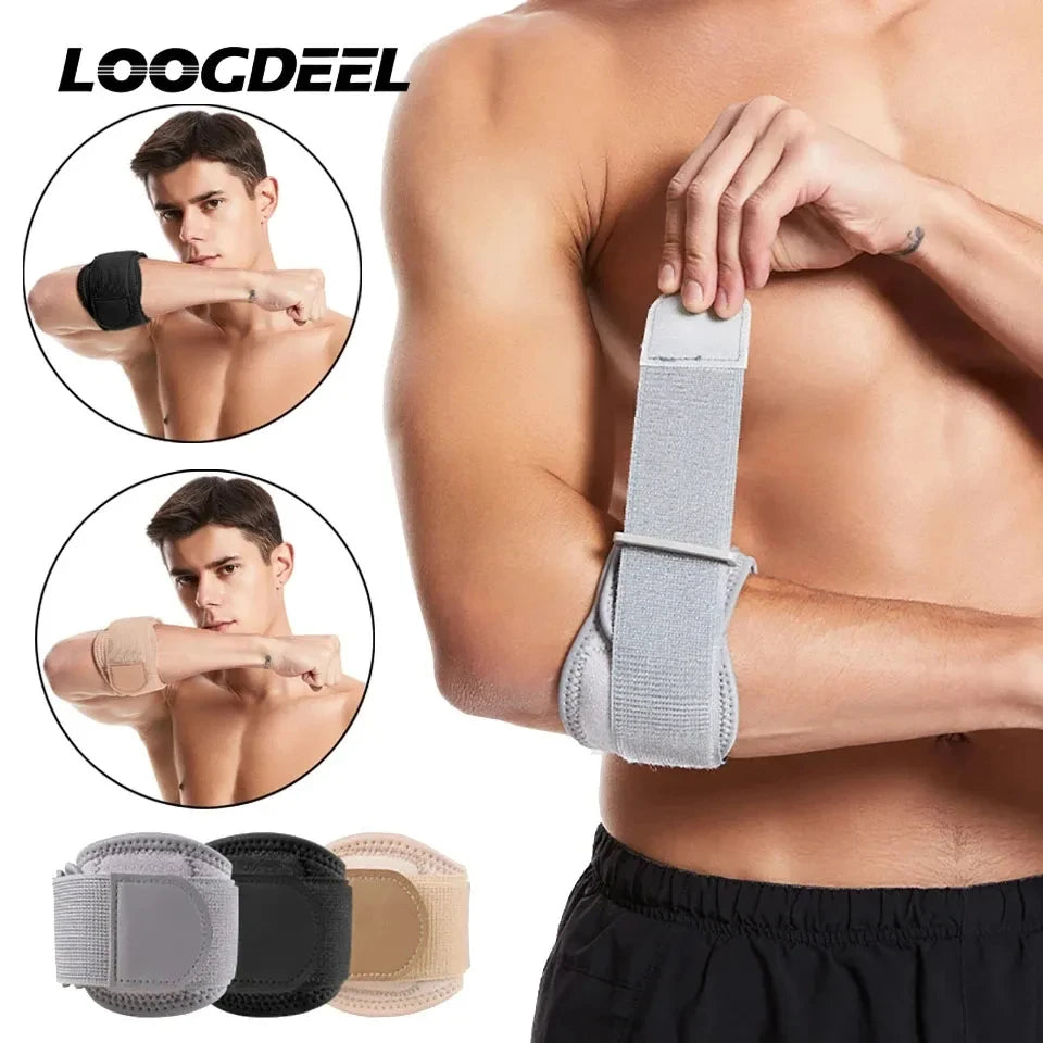 1Pcs Elbow Braces for Tendonitis,Tennis Golf Elbow Forearm Brace Strap and Compression Pad,Wraps Elbow Support Band Relieve Pain