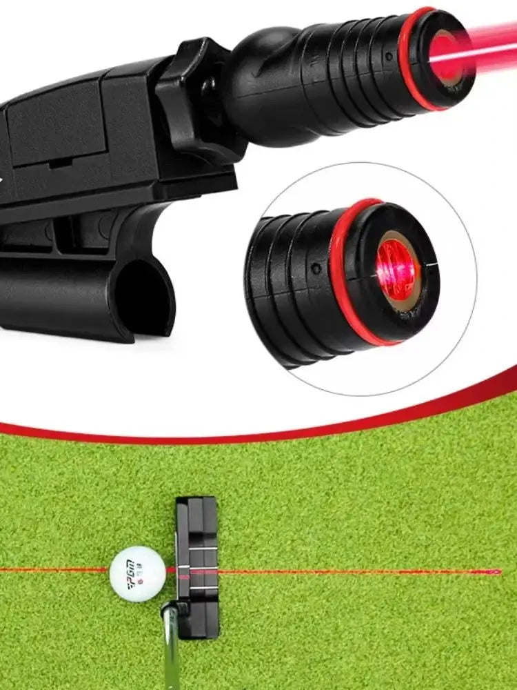 Golf Putter Laser Sight Machine Aiming Instrument Indoor Teaching Linear Laser Golf Putter Golf putting Laser DeviTraining Aids