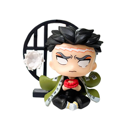 Demon Slayer Tanjiro Kamado Nezuko Anime Cartoon Figure Blind Box Creative Personalized Statue Model Ornament Surprise Gift Box