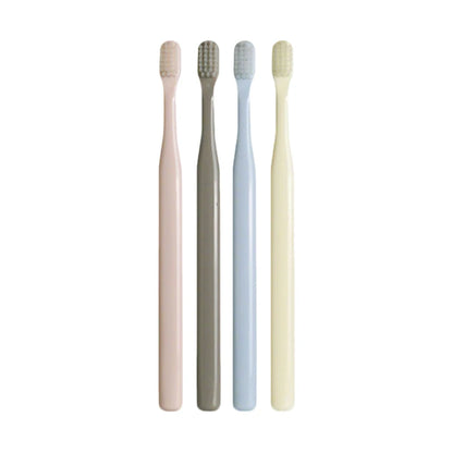 4-pack small head toothbrush, small brush head takes care of gums and mouth to remove stains, couple toothbrush,