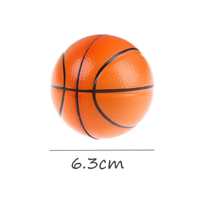 12Pcs Soft Football Basketball Baseball Tennis Toys Foam Sponge Decompression Vent Stress Balls Soccer Anti Stress Sports Toy