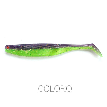 NEW Supercontinent ShadTeez T-tail 50mm 70mm 100mm Pike Zander Predator Fishing 3D Eyes Soft Lure Fishing Lures