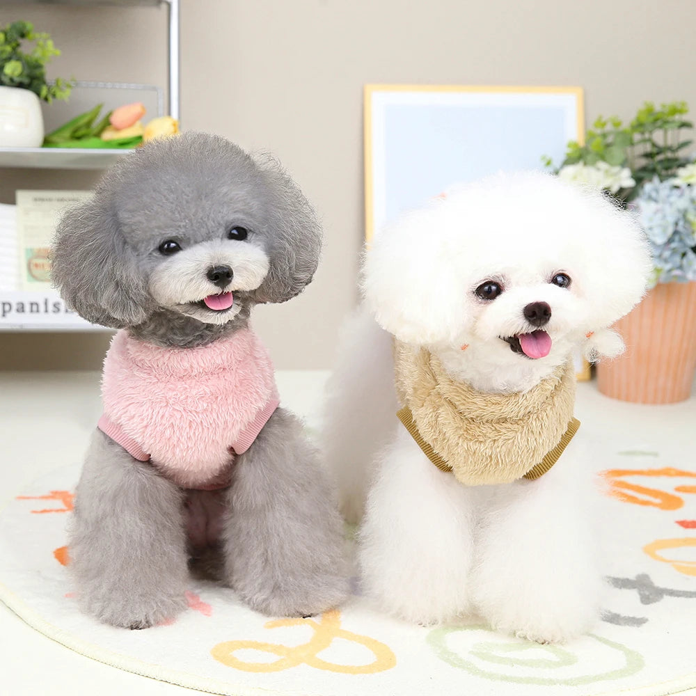 Warm Small Dog Clothes Soft Fleece Cat Dogs Clothing Pet Puppy Winter Vest Costume For Small Medium Dog Cats Chihuahua Yorkie