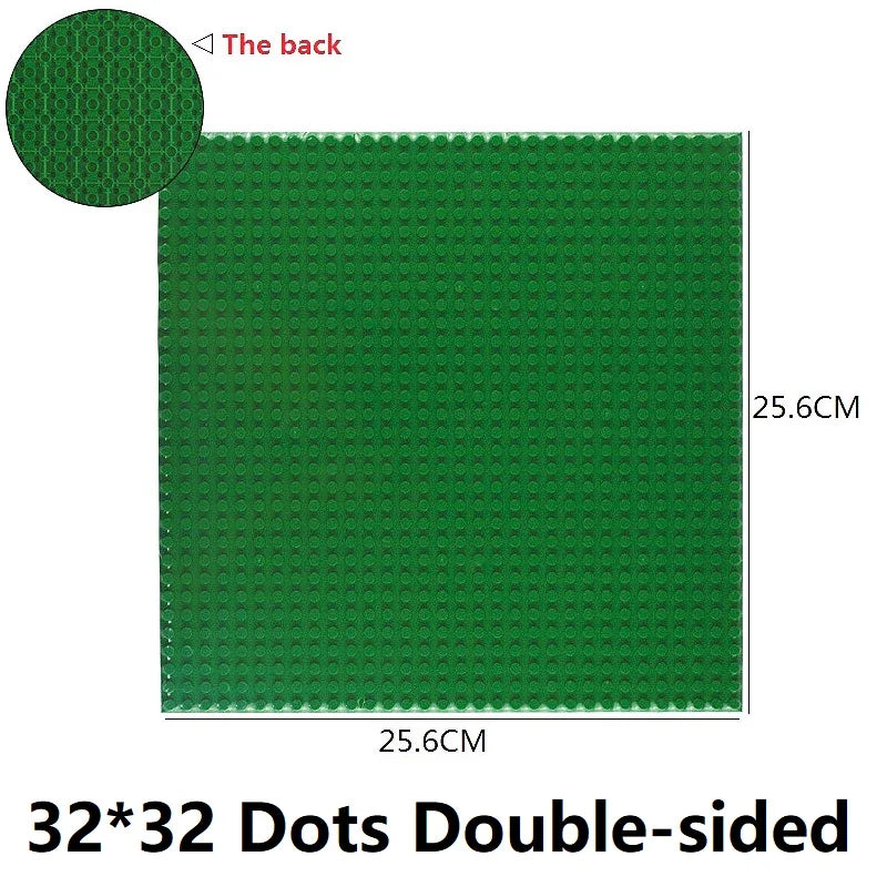 Single Double Sided Classic Base Plates Blocks Plates  32x32 16x16 16x32 Dots DIY Simulated scene Building block base Toy