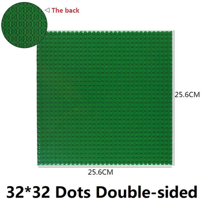 Single Double Sided Classic Base Plates Blocks Plates  32x32 16x16 16x32 Dots DIY Simulated scene Building block base Toy