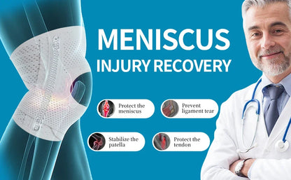 Knee Brace with Side Stabilizers Relieve Meniscal Tear Knee PainArthritis Joint Pain Relief reathable Knee Support