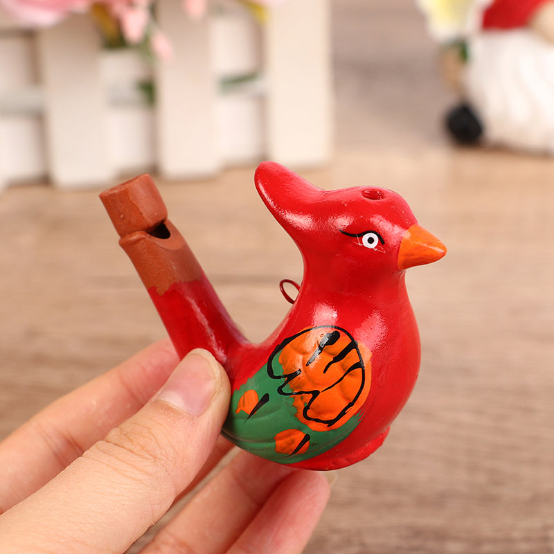Coloured Drawing Water Bird Whistle for Kid Early Learning Educational Children Toy Musical Instrument Bathtime Musical Gift