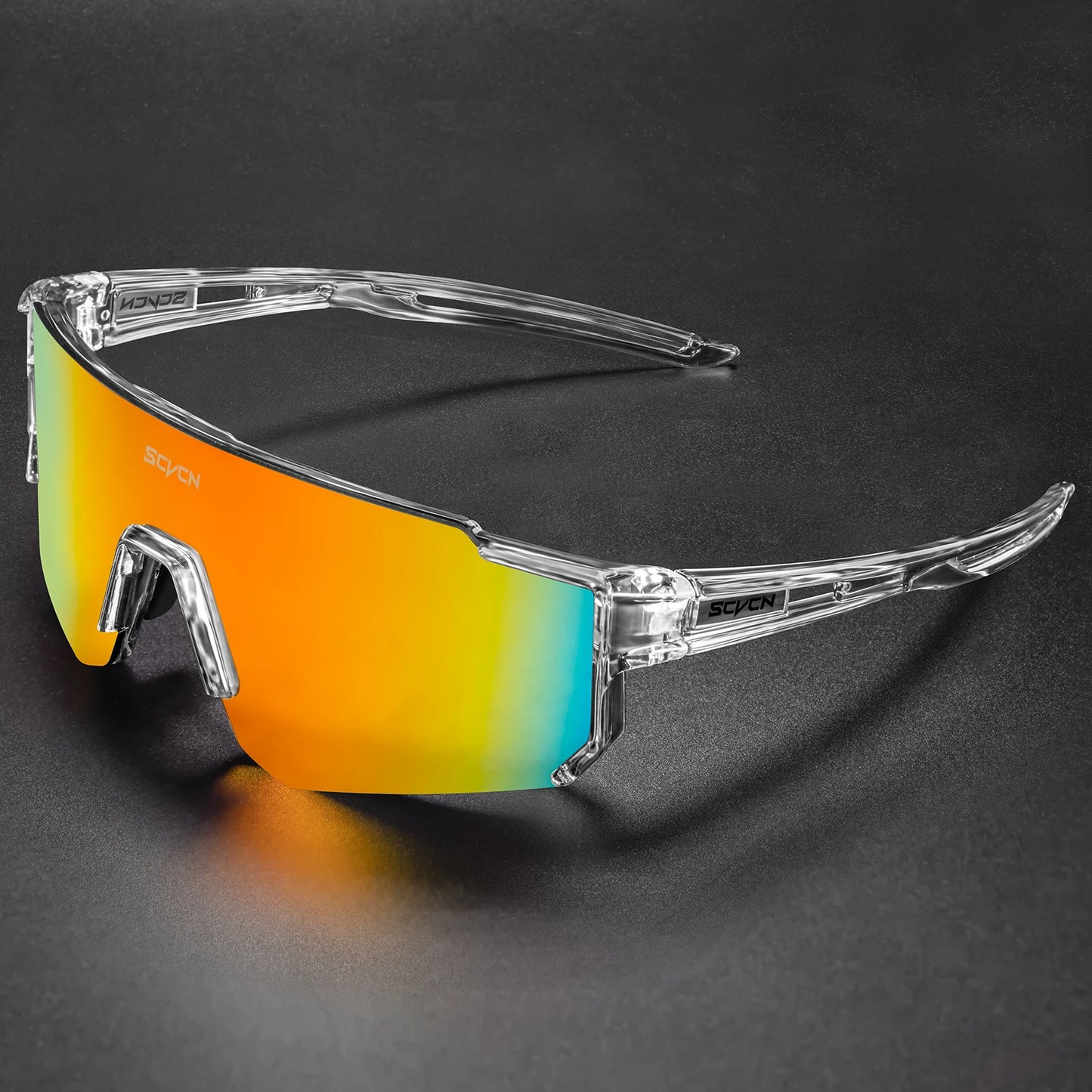 SCVCN UV400 Cycling Glasses for Men MTB Sunglasses Mountain Bike Bicycle Eyewear Women Sports Goggles Road Speed Skating