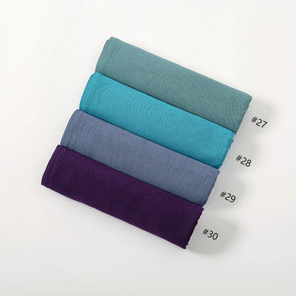 Fashion Modal Hijab Rayon Cotton Shawls Muslim Hijabs For Women Plain Scarf Big Size Headscarf Islamic Turban Headband 190*85cm