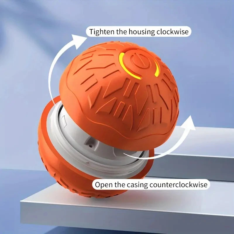 Smart Dog Toy Ball Automatic Interactive Pet Electronic Rolling USB Rechargeable Moving Bouncing for Puppy to Large Dog Chew Toy