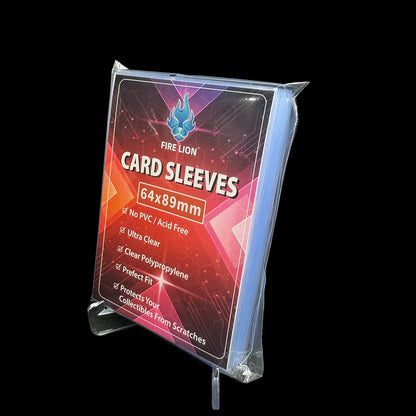 100PCS Transparent Standard Size Inner Card Sleeves 64X89MM Japanese Size 61X88MM MGT/YGO Card Protector for Double-sleeving