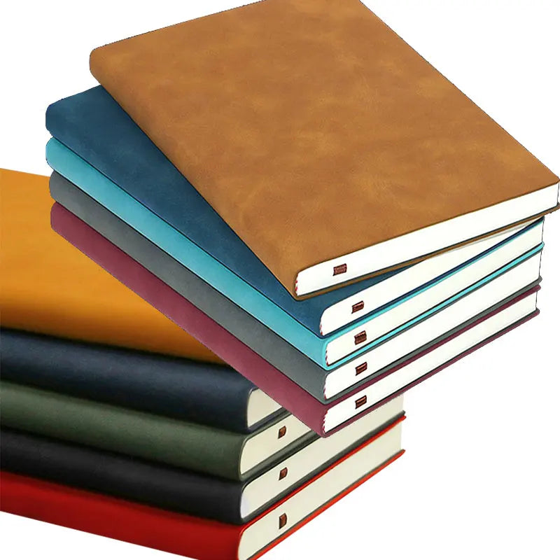 A5 A6 Sheepin Notebook Leather Office Journal Diary Notepad Stationery Student Class Lined NoteBook 160 Pages/240 Pages