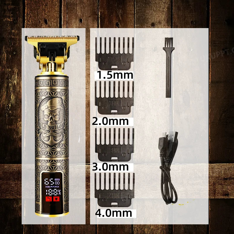 New WaterProof Professional Electric Shaver for Men Razor for Men Mower Beard Trimmer Barber Shaving Machine T9 Hair Clipper