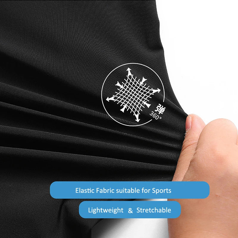 Newest Summer Shorts Men Gym Sport Running Fitness Workout Man Short Pants Breathable Quick-drying Drawstring Men's Shorts Black