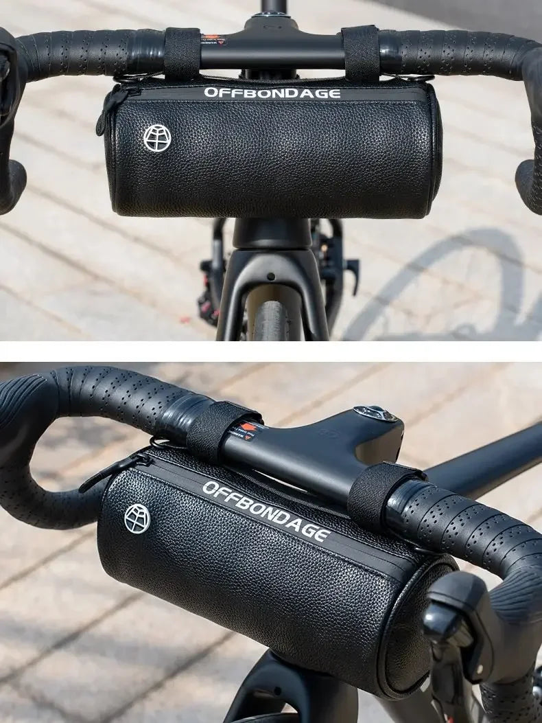 OFFBONDAGE Bicycle Front Tube Bag Large Capacity motorcycle Handlebar Bag Portable Multifunctional Shoulder Bag Bike Waterproof
