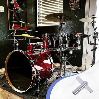 1PCS 5.5mm Universal Metal Standard Drum Keys – Durable Tuning Tool for Drummers, Essential Percussion Replacement Accessories