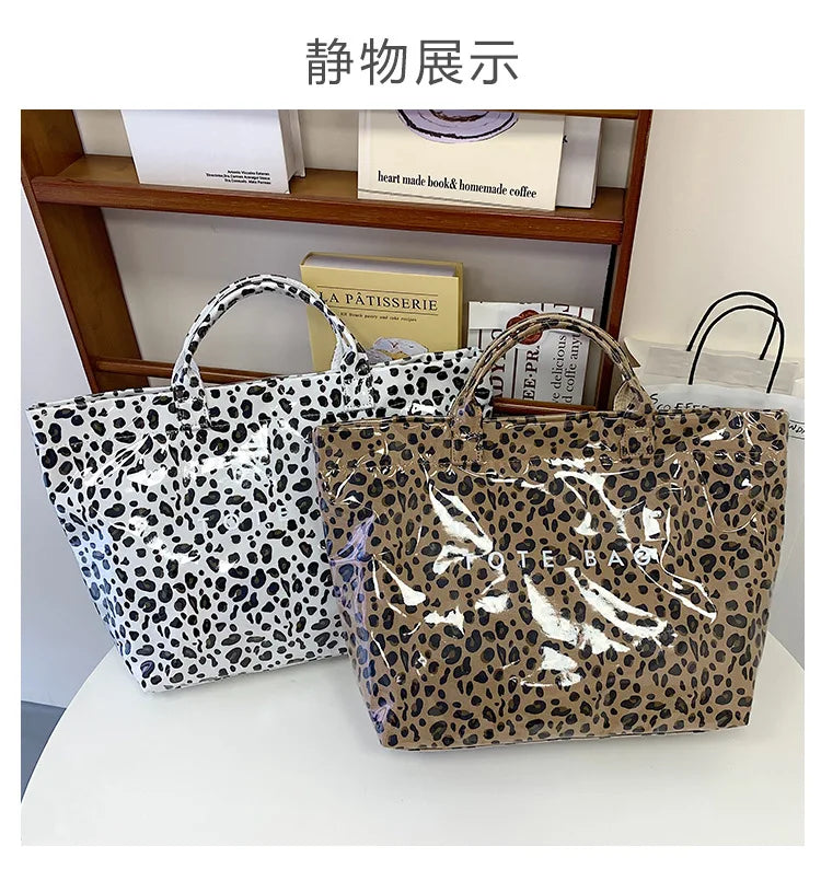 Leopard Print Women's Handbag Summer New Large-capacity Fashionable Tote Bag Fashionable Handbag Bags for Women Designer Bags