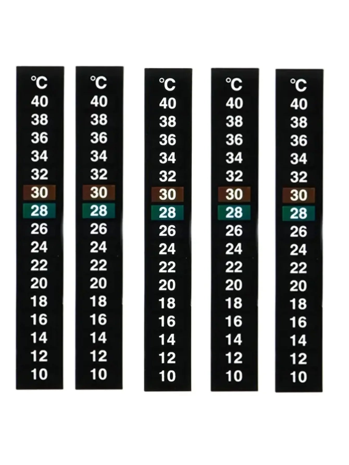 1pc-Accurate and easy to read aquarium thermometer stickers - perfect for monitoring water temperature in fish tanks