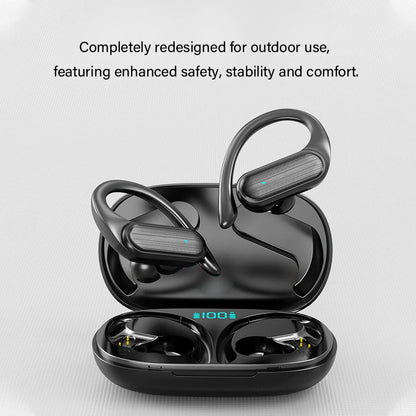 The A520 wireless Bluetooth headphones feature high-quality, high-definition sound, stereo earbuds, sweat-proof touch lights