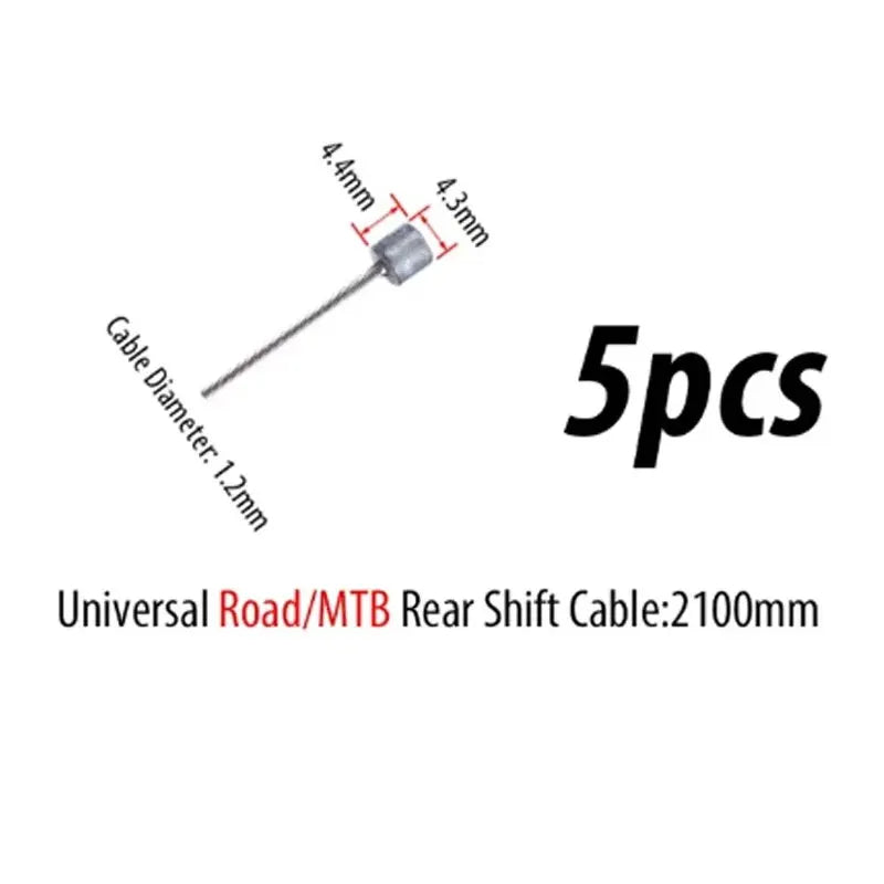 5/10PC Bicycle Brakes Line Road Mountain Bike Brake Cable Universal Bicycle Shift Cable Durable Road MTB Brake Shift Wire