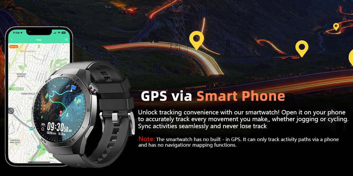 2025 New GT5 Pro Smart Watch Men AMOLED Screen GPS Motion trajectory Heart Rate Monitr Bluetooth Call SmartWatch Waterproof Band