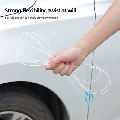 230cm Car Drain Dredge Cleaning Scrub Brush Auto Sunroof Long Hoses Detailing Cleaning Tool Spiral Cleaning Brush Drain Cleaner