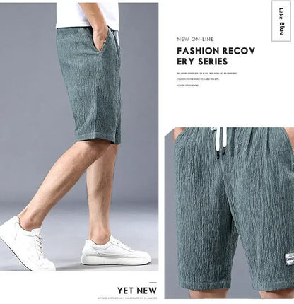 Men's Ice Silk Casual Shorts Loose Fit Summer Style Big Pants Versatile Outerwear For Men Comfortable Underwear