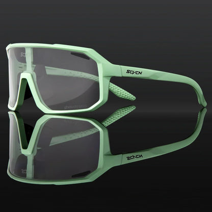 SCVCN New Sports Men UV400 Cycling Glasses Bike Sunglasses Outdoor Eyewear  MTB Bicycle Women Riding Hiking Goggles