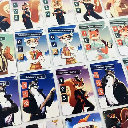 Agent Avenue Board Game English Version 2 Players Family Party Fun Tabletop Game for Friends