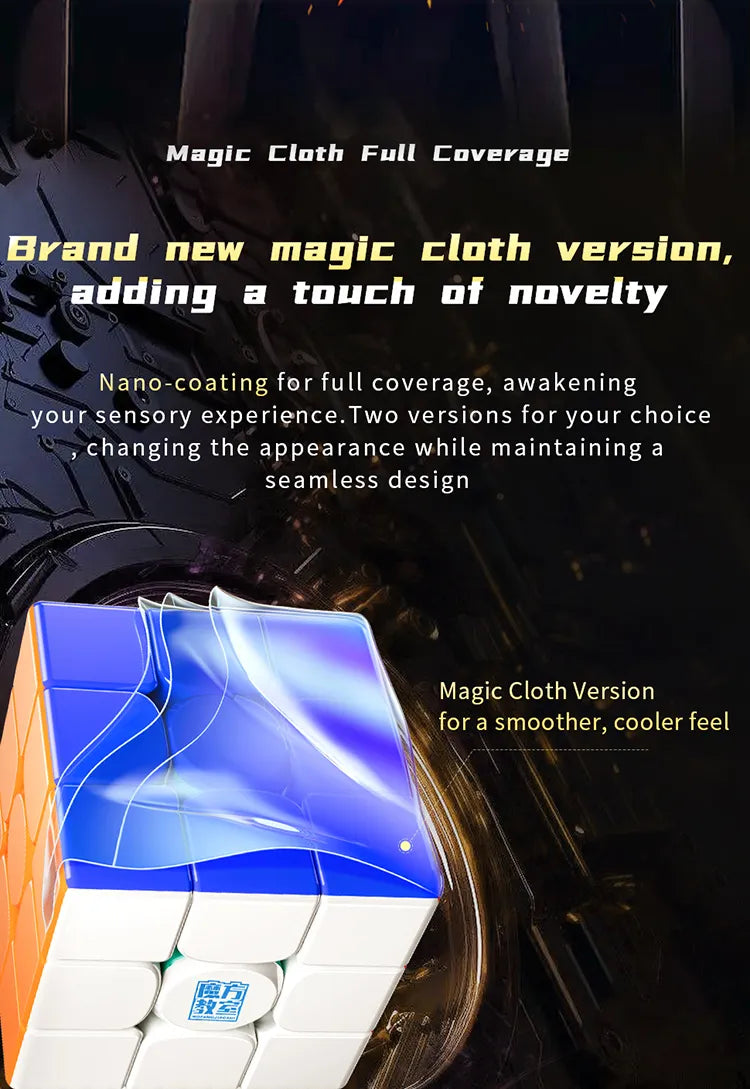 [CubeFun] MoYu RS3M V5 3x3x3 Magnetic Magic Cube Ball Core Professional Cubo Magic Speed 3x3 Cube RS3M Moyu Cubing Puzzle Toys
