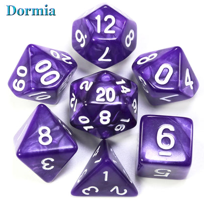 Custom Dice DND Marble Dice Various Colours Available And Beautiful Marble Effect Pearl Veins Effect For Party Roll Playing Game