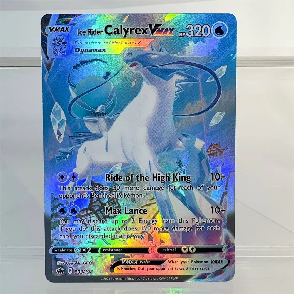 PKM Holographic Flash Proxy Cards Celebi Sylveon Vmax Calyrex Leafeon Charizard  PTCG PROXY Card The Best Gift for Collectors