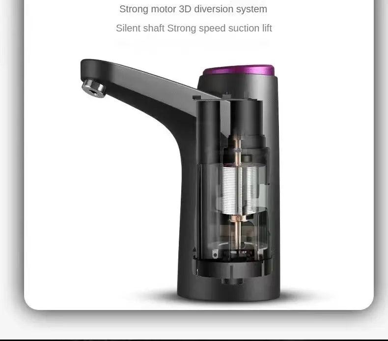 Portable 5-Gallon Water Dispenser With USB Charging-Automatic Electric Pump Suitable For Home Office And Outdoor Use